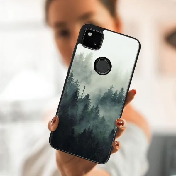 MY ART Silikónový kryt Google Pixel 4a FOREST (248)