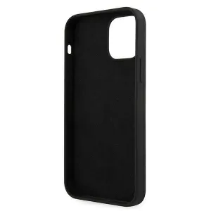GUESS SILICONE VINTAGE Kryt Apple iPhone 12 mini čierny
