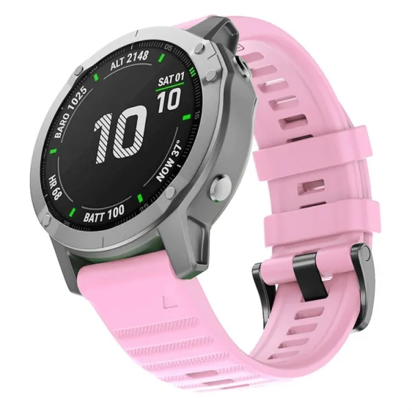 SILICONE Remienok Garmin Fenix 7X ružový