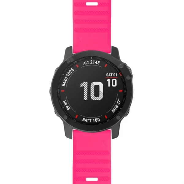 SILICONE Remienok Garmin Fenix 7X ružový