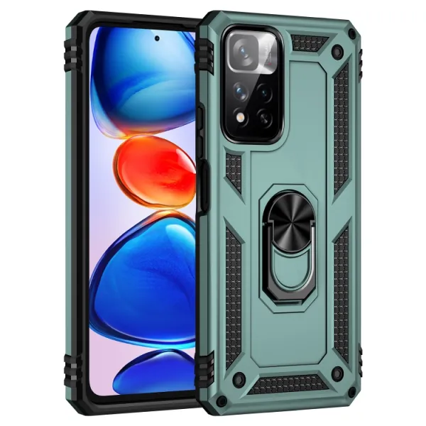 RING Ochranný obal pre Xiaomi Redmi Note 11 Pro zelený