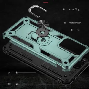 RING Ochranný obal pre Xiaomi Redmi Note 11 Pro zelený