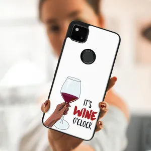 MY ART Silikónový kryt Google Pixel 4a WINE (007)