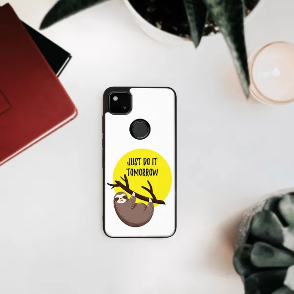 MY ART Silikónový kryt Google Pixel 4a SLOTH (188)
