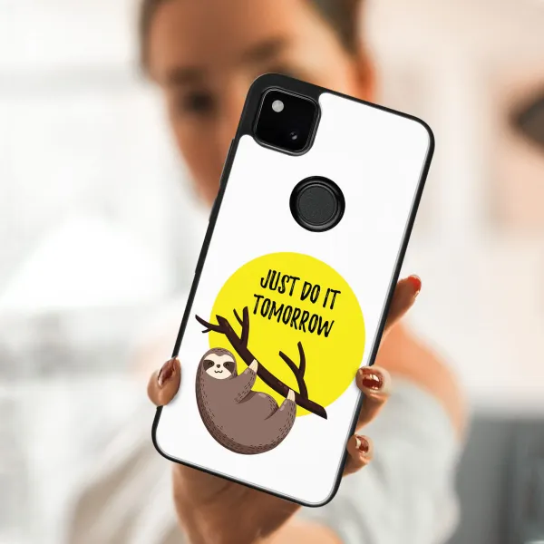 MY ART Silikónový kryt Google Pixel 4a SLOTH (188)