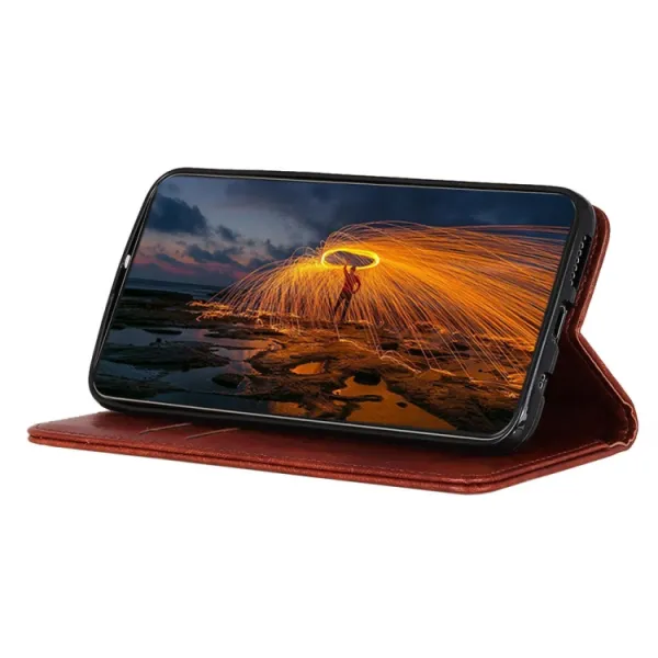 MAGNETIC Peňaženkové puzdro Realme GT Neo2 5G hnedé