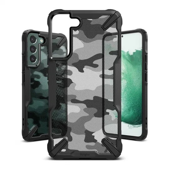RINGKE FUSION X Kryt pre Samsung Galaxy S22 Plus 5G CAMO