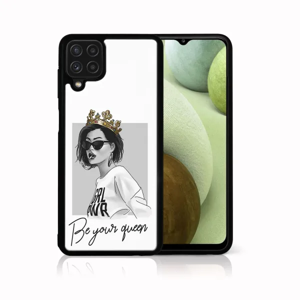 MY ART Silikónový kryt Samsung Galaxy A12 / M12 QUEEN (139)