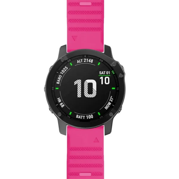 SILICONE Remienok Garmin Fenix 7 / Epix 2 (2. generácia) ružový