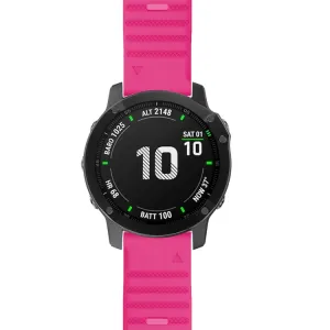 SILICONE Remienok Garmin Fenix 7 / Epix 2 (2. generácia) ružový