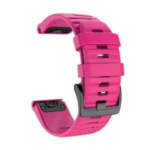 SILICONE Remienok Garmin Fenix 7 / Epix 2 (2. generácia) ružový