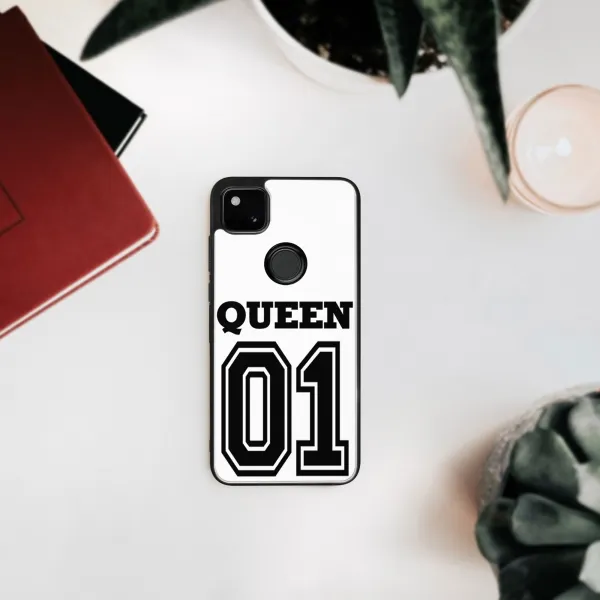 MY ART Silikónový kryt Google Pixel 4a QUEEN (030)