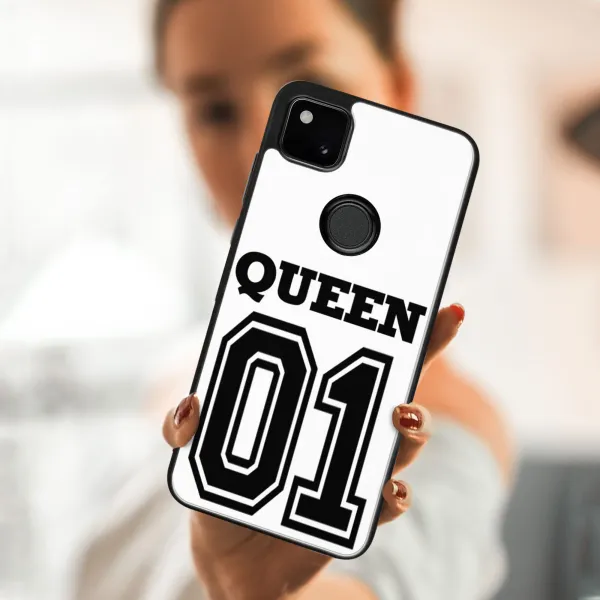 MY ART Silikónový kryt Google Pixel 4a QUEEN (030)