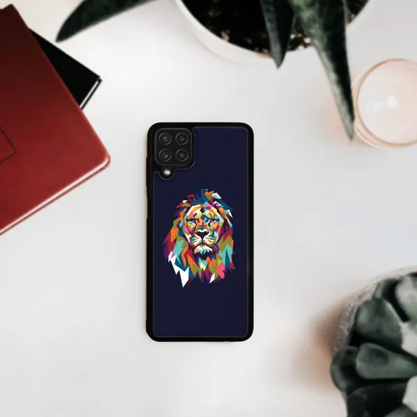 MY ART Silikónový kryt Samsung Galaxy A12 / M12 LION (246)