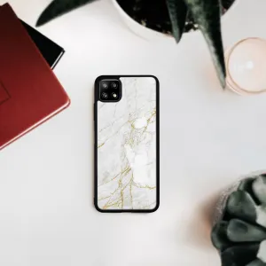 MY ART Silikónový kryt Samsung Galaxy A22 5G WHITE STONE (011)