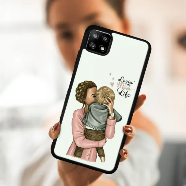 MY ART Silikónový kryt Samsung Galaxy A22 5G MOM LIFE (118)