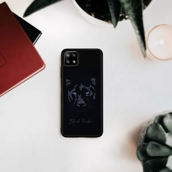 MY ART Silikónový kryt Samsung Galaxy A22 5G PANTHER (245)