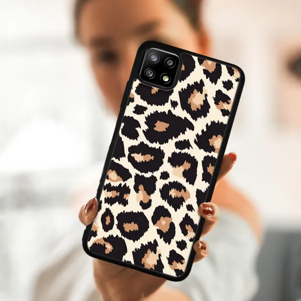 MY ART Silikónový kryt Samsung Galaxy A22 5G LEOPARD PRINT (238)