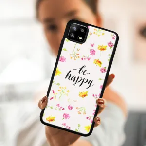MY ART Silikónový kryt Samsung Galaxy A22 5G BE HAPPY (019)