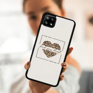 MY ART Silikónový kryt Samsung Galaxy A22 5G WILD HEART (241)