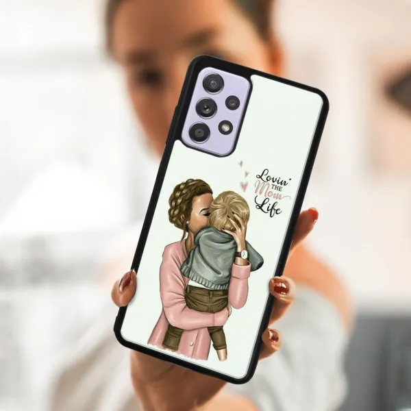 MY ART Silikónový kryt Samsung Galaxy A72 MOM LIFE (118)