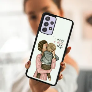 MY ART Silikónový kryt Samsung Galaxy A72 MOM LIFE (118)