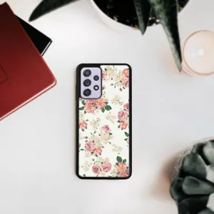 MY ART Silikónový kryt Samsung Galaxy A72 PINK ROSES (016)