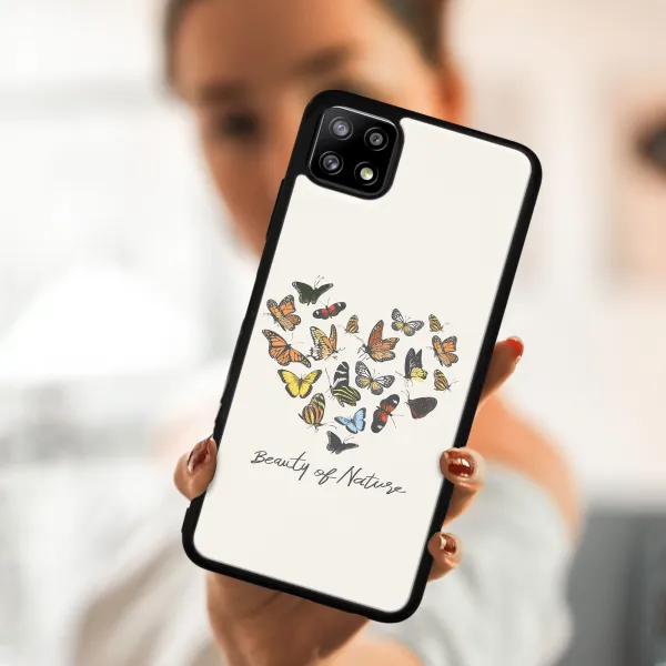 MY ART Silikónový kryt Samsung Galaxy A22 5G BUTTERFLIES (240)