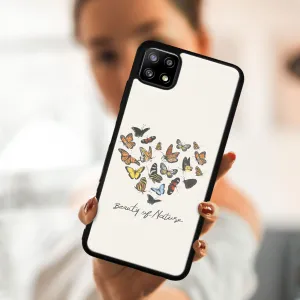 MY ART Silikónový kryt Samsung Galaxy A22 5G BUTTERFLIES (240)