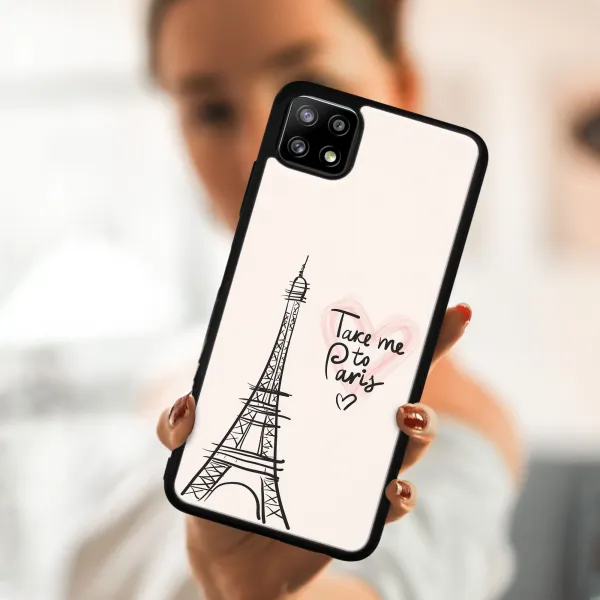 MY ART Silikónový kryt Samsung Galaxy A22 5G PARIS (057)