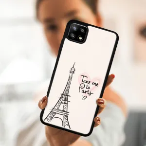 MY ART Silikónový kryt Samsung Galaxy A22 5G PARIS (057)