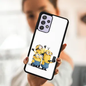 MY ART Silikónový kryt Samsung Galaxy A72 MINIONS SELFIE (022)