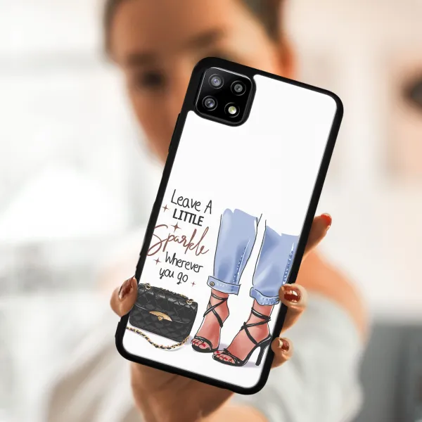MY ART Silikónový kryt Samsung Galaxy A22 5G SHOES (061)