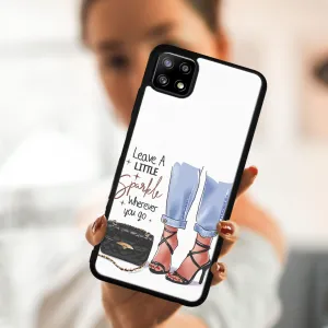 MY ART Silikónový kryt Samsung Galaxy A22 5G SHOES (061)