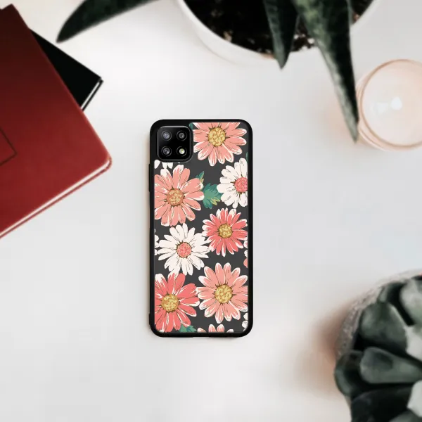 MY ART Silikónový kryt Samsung Galaxy A22 5G DAISY (161)