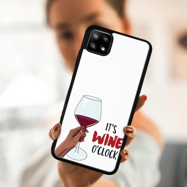 MY ART Silikónový kryt Samsung Galaxy A22 5G WINE (007)
