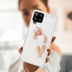 Kryt s vlastnou potlačou Samsung Galaxy A22 priehľadný
