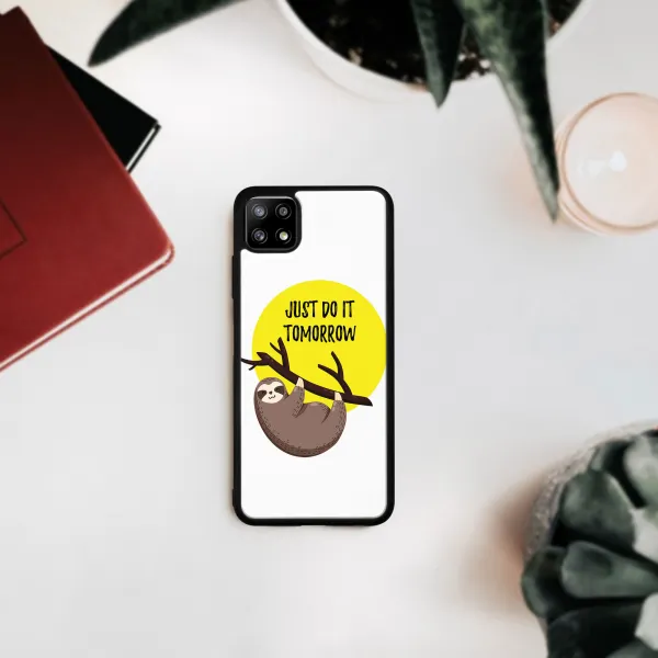 MY ART Silikónový kryt Samsung Galaxy A22 5G SLOTH (188)