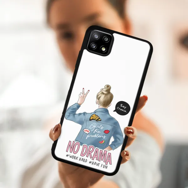 MY ART Silikónový kryt Samsung Galaxy A22 5G NO DRAMA (138)