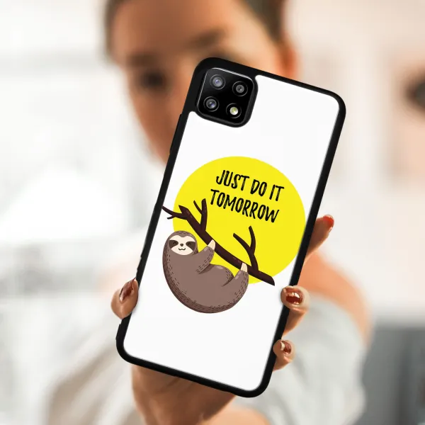 MY ART Silikónový kryt Samsung Galaxy A22 5G SLOTH (188)
