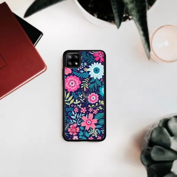 MY ART Silikónový kryt Samsung Galaxy A22 5G FLORA (038)
