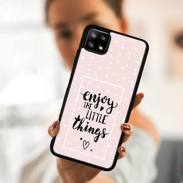 MY ART Silikónový kryt Samsung Galaxy A22 5G LITTLE THINGS (039)