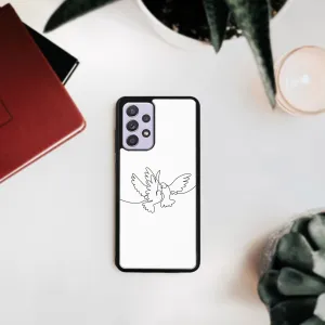 MY ART Silikónový kryt Samsung Galaxy A72 DOVE (031)