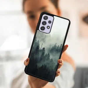 MY ART Silikónový kryt Samsung Galaxy A32 FOREST (248)