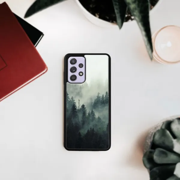 MY ART Silikónový kryt Samsung Galaxy A32 FOREST (248)