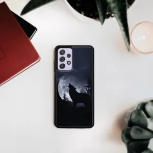 MY ART Silikónový kryt Samsung Galaxy A72 WOLF (247)