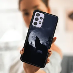 MY ART Silikónový kryt Samsung Galaxy A72 WOLF (247)