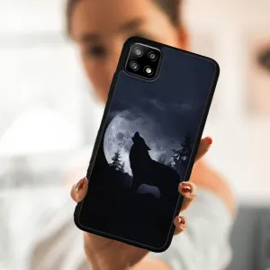 MY ART Silikónový kryt Samsung Galaxy A22 5G WOLF (247)