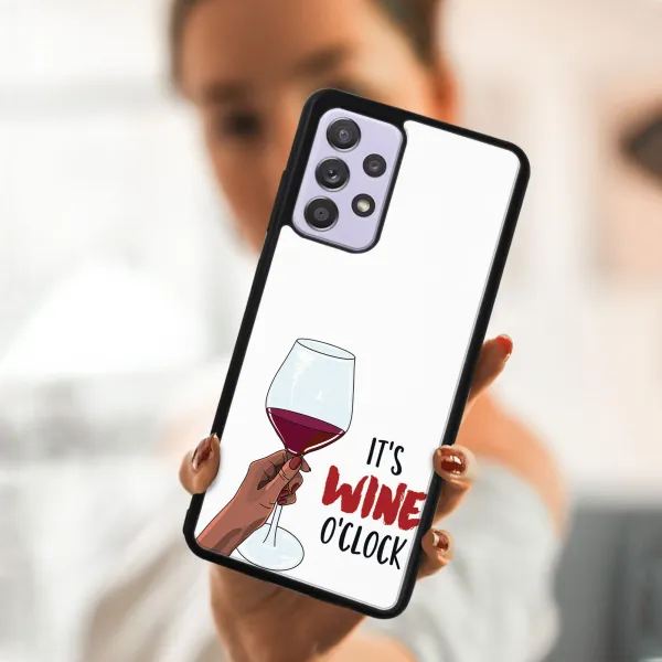 MY ART Silikónový kryt Samsung Galaxy A72 WINE (007)