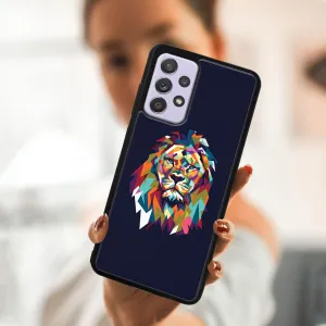 MY ART Silikónový kryt Samsung Galaxy A72 LION (246)